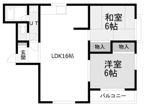 梨乃ハイツの物件間取画像